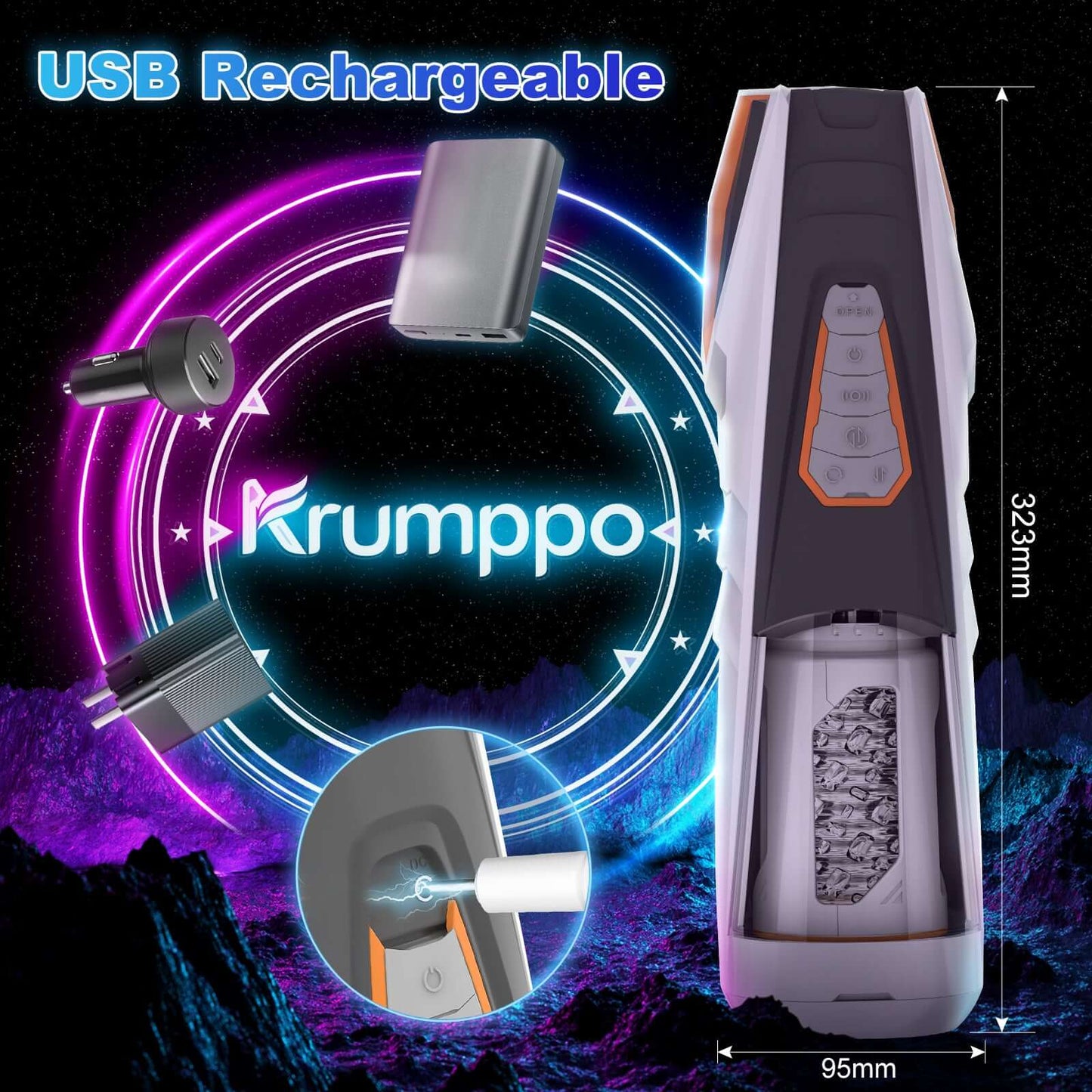 AVENGER 11 Modes Thrusting Rotating Auto Masturbator with Ultra Realistic Vagina | Automatic Masturbators by NyoKii Pre Order | AVENGER 11 Strong Modes Thrusting Rotating Auto Masturbator with Ultra Realistic Vagina has 3 Thrust Modes & 4 Rotation Modes &