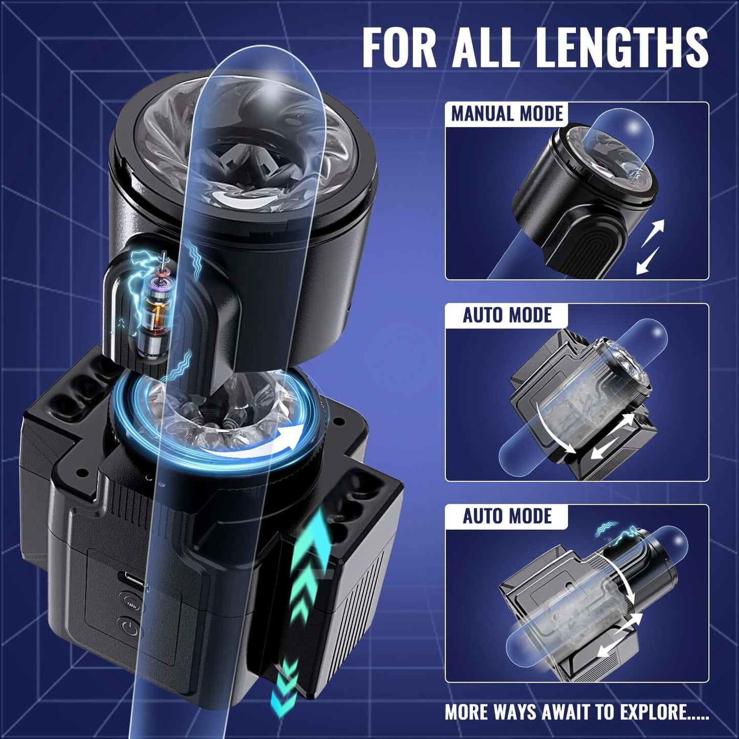 Camera Shape 3 IN1 Detachable Multifunctional Male Masturbator | Automatic Masturbators by NyoKii Pre Order | Camera Shape 3 IN1 Detachable Multifunctional Male Masturbator HIGHLIGHTS 1. A Multi-function machine that can be disassembled to form multiple e