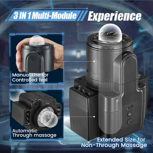 Camera Shape 3 IN1 Detachable Multifunctional Male Masturbator | Automatic Masturbators by NyoKii Pre Order | Camera Shape 3 IN1 Detachable Multifunctional Male Masturbator HIGHLIGHTS 1. A Multi-function machine that can be disassembled to form multiple e