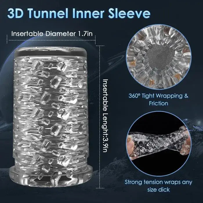 AVENGER 11 Modes Thrusting Rotating Auto Masturbator with Ultra Realistic Vagina | Automatic Masturbators by NyoKii Pre Order | AVENGER 11 Strong Modes Thrusting Rotating Auto Masturbator with Ultra Realistic Vagina has 3 Thrust Modes & 4 Rotation Modes &
