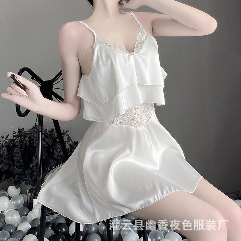 Backless Sexy Chiffon Sling Dress - SCD068