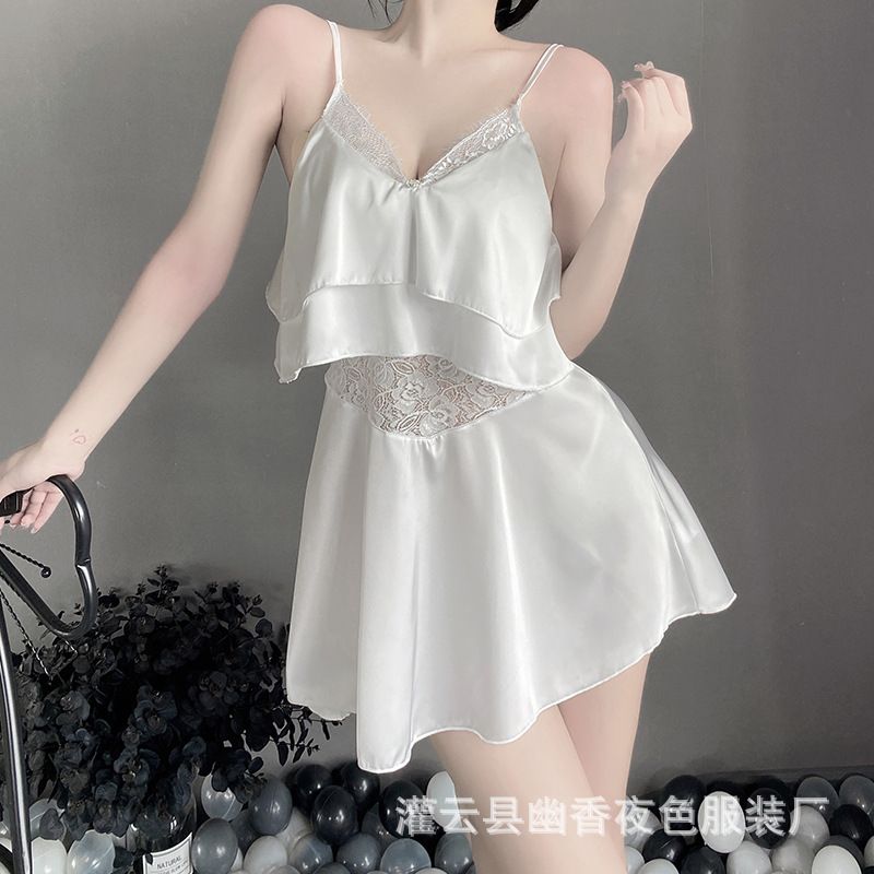 Backless Sexy Chiffon Sling Dress - SCD068