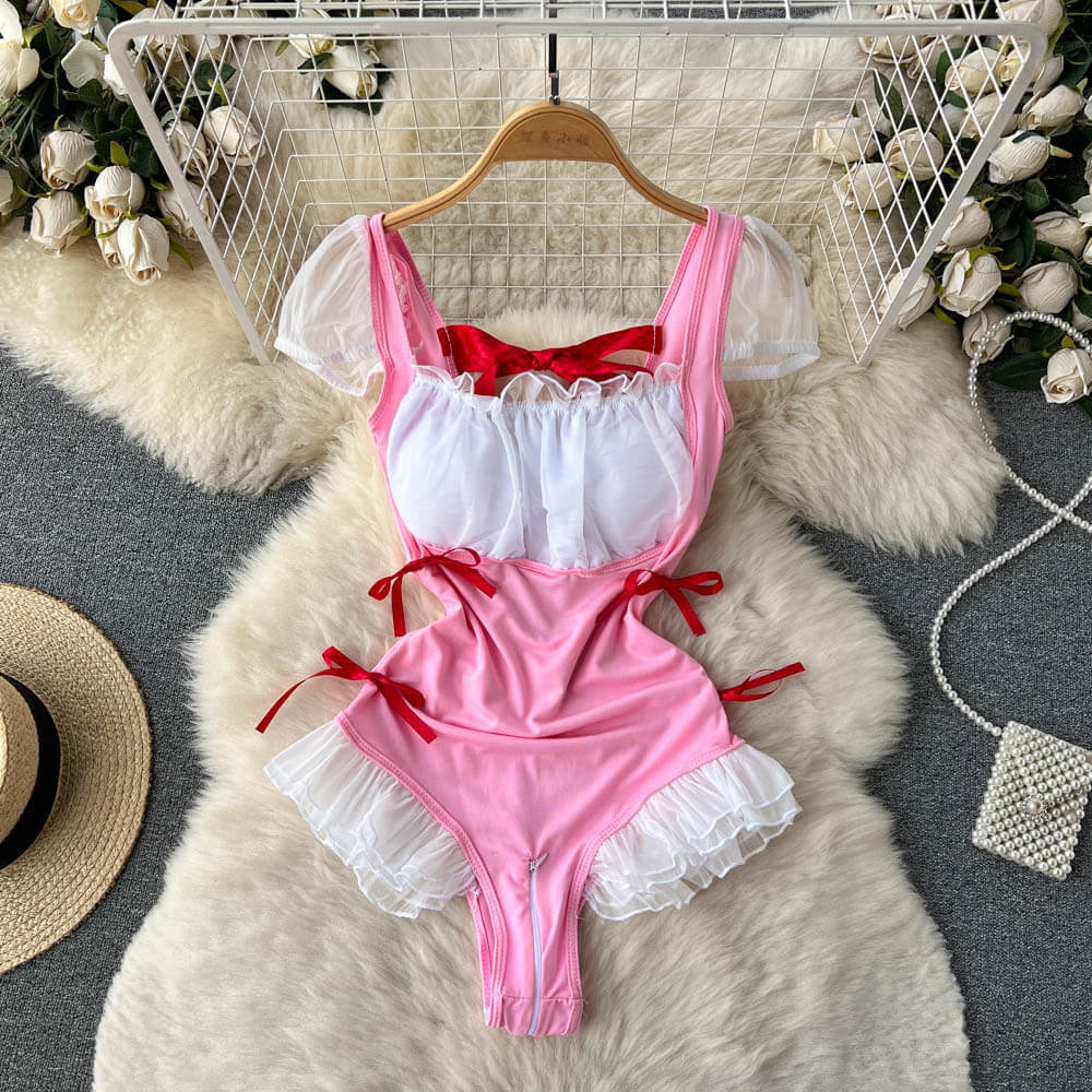 Jk Anime One Piece Bodysuit SCD0030 | Sexy Dress by NyoKII | Item Code - SCD0030 Size - Free Recommended Weight - 80-120lb Not Included - Stockings,Headband NyoKii | Price K16000.00 | Buy from NyoKii - E-commerce Sex Toy Store in Myanmar | Dresses