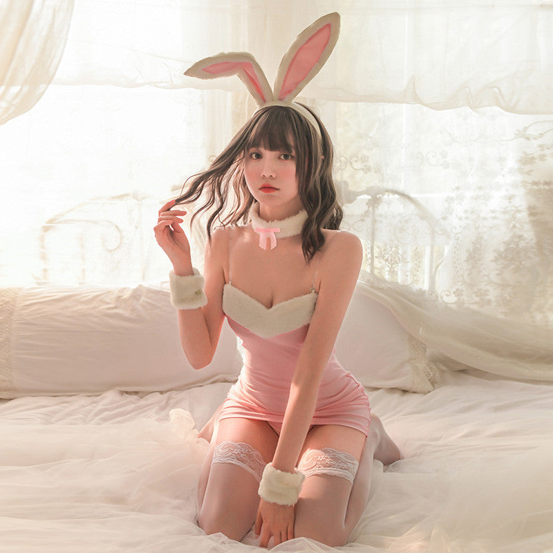 Pinky Bunny Girl Cosplay Outfit - SCS060PK