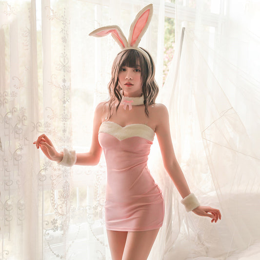 Pinky Bunny Girl Cosplay Outfit - SCS060PK