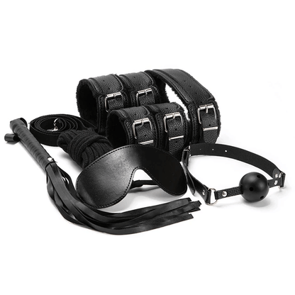 BDSM Set (7 Pcs) - SM07 | BDSM by NyoKii | BDSM ပစ္စည်း ၇ မျိုးပါ၀င်ပါတယ် မျက်လုံးစည်း ပါးစပ်စည်း လက်ထိပ် ခြေထိပ် လည်ပတ်ကြိုး ကြာပွတ် ကြိုး စသဖြင့် အစုံအလင်ပါ၀င်ပြီး နိုင်လွန်နဲ့ကတ္တီပါအသားကိုတွဲချုပ်ထားတာဖြစ | Price K30000.00 | Buy from NyoKii - E-commer