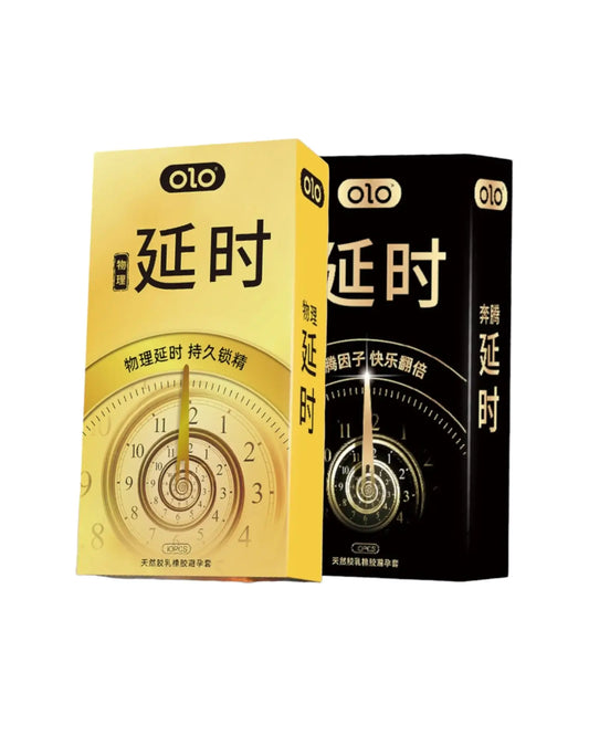 OlO Ultra Delay Condom Noon & Midnight