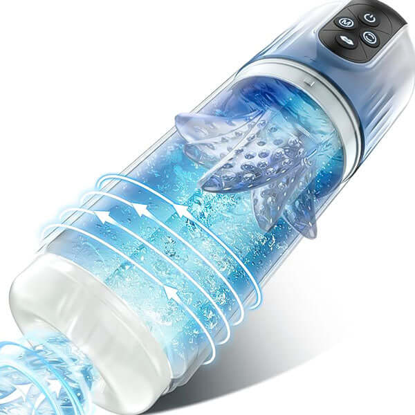 Underwater Pleasure-Rotating Tongue Water SPA Male Masturbator | Automatic Masturbators by NyoKii Pre Order | Underwater Pleasure-Rotating Tongue Water SPA Male Masturbator HIGHLIGHTS 1. 4-in-1 multifunctional cost-effective to save you more. 2. 7 modes o