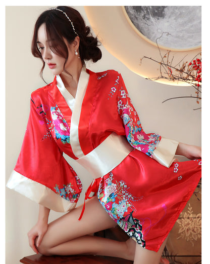 Seductive Japanese Kimono Style Nightgown - SCD029/72PK