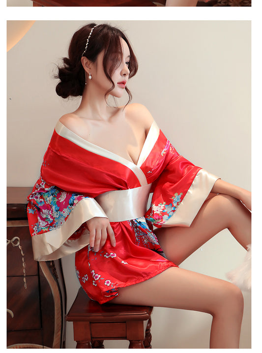 Seductive Japanese Kimono Style Nightgown - SCD029/072