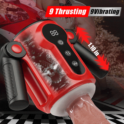 9 Thrusting 9 Vibrating Penis Training and Masturbation 2 IN 1 Adult Toy | Male Masturbators by NyoKii Pre Order | Train and pleasure yourself with our 9 Thrusting 9 Vibrating 2 IN 1 Adult Toy. Enjoy 9 different thrusting and vibrating intensities for the