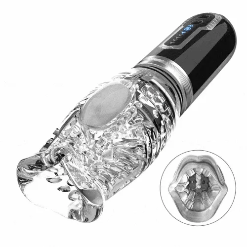 9 Thrusting 9 Vibrating Penis Training and Masturbation 2 IN 1 Adult Toy | Male Masturbators by NyoKii Pre Order | Train and pleasure yourself with our 9 Thrusting 9 Vibrating 2 IN 1 Adult Toy. Enjoy 9 different thrusting and vibrating intensities for the