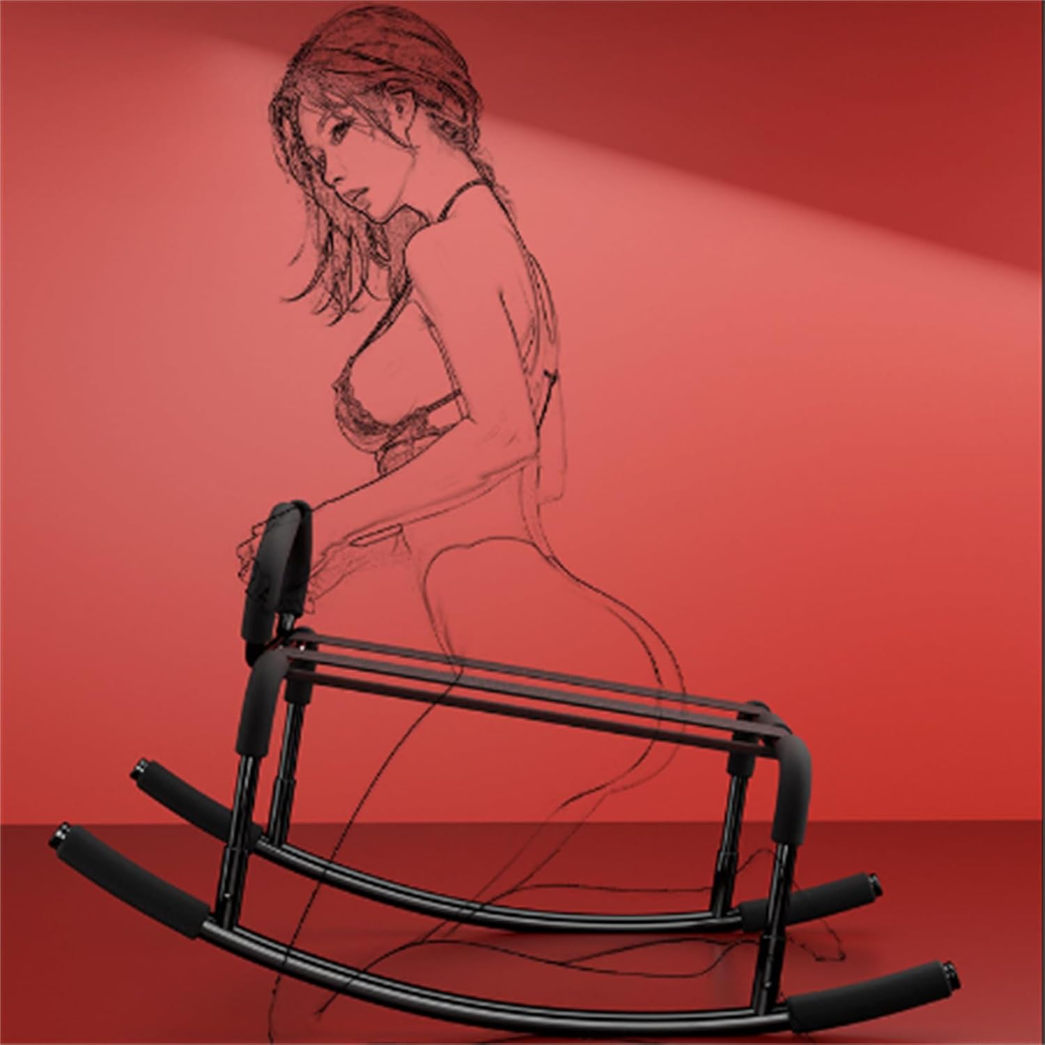 Rocking Chair For Cowgirls - SM17 | BDSM by NyoKii | Experience ultimate comfort and intimate moments with our Rocking Chair for Cowgirls. Available at Nyokii Sex Toy Store, Myanmar. Easy to install and use. | Price K150000.00 | Buy from NyoKii - E-commer