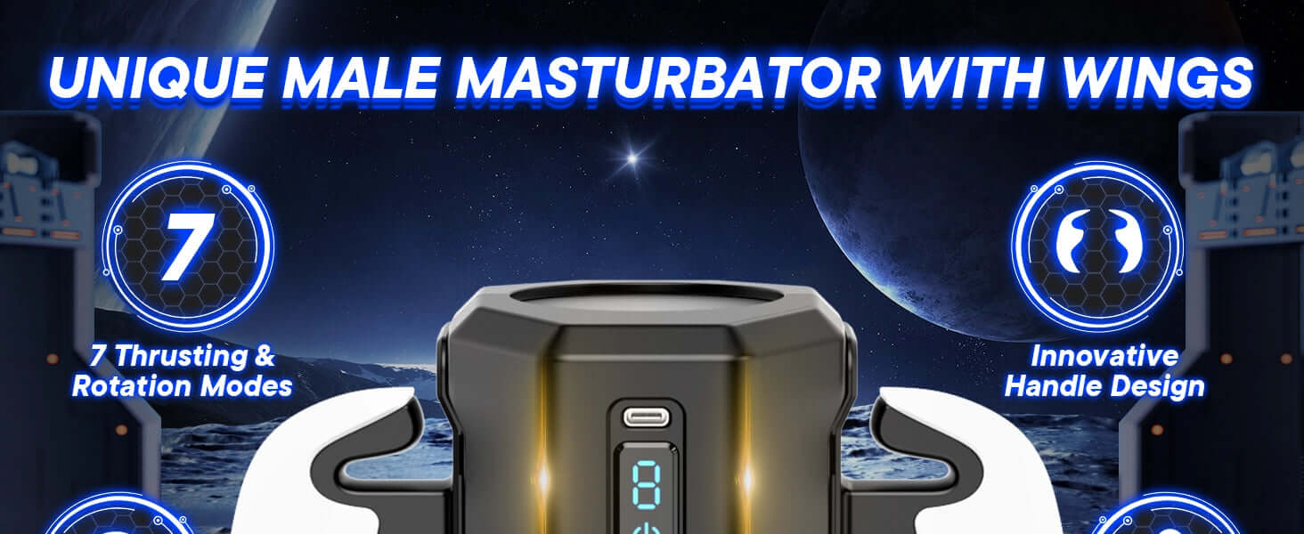 Handle Blowjob Machine 7 Thrusting Rotating Dual Opening | Automatic Masturbators by NyoKii Pre Order | Handle Blowjob Machine 7 Thrusting Rotating Dual Opening HIGHLIGHTS 1. Portable handle design 2. IPX6 level waterproof 3. 7 Thrusting & Rotatting 4. Du