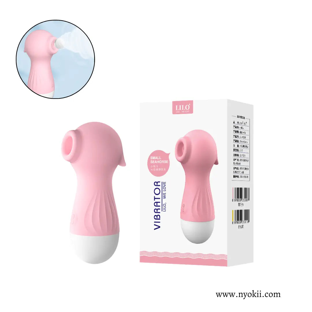 Seahorse Sucking Vibrator - VB32 | by NyoKII | Seahorse ပုံစံ sucking vibrator လေးပါ Usb direct charging အမျိုးအစားဖြစ်ပါတယ် Silicon + abs material အသုံးပြုထားပါတယ် Waterproof မို့ ရေစိုခံပါတယ် Vibration | Price K35000.00 | Buy from NyoKii - E-commerce Se