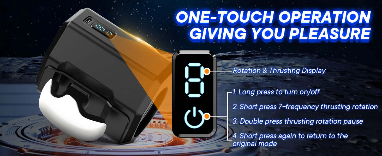 Handle Blowjob Machine 7 Thrusting Rotating Dual Opening | Automatic Masturbators by NyoKii Pre Order | Handle Blowjob Machine 7 Thrusting Rotating Dual Opening HIGHLIGHTS 1. Portable handle design 2. IPX6 level waterproof 3. 7 Thrusting & Rotatting 4. Du