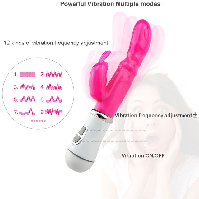 Rabbit Dildo G-Spot Stimulation Vibrator