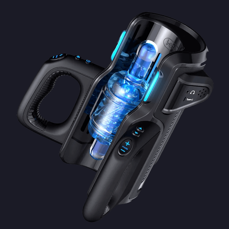 Leten Cannon King Pro High-speed Motor Thrusting Masturbator Cup with Phone Holder | Masturbator by NyoKii Pre Order | တင့်ကားပေါ်မှာ Machine Gun ကြီးကိုင်ပြီးပစ်သလိုအထာမျိုးနဲ့ ဂျောက်ဂျက်အော်တိုဆွဲပေးမယ့် ‌Leten Cannon King Pro Auto Masturbator 2023 မှာ