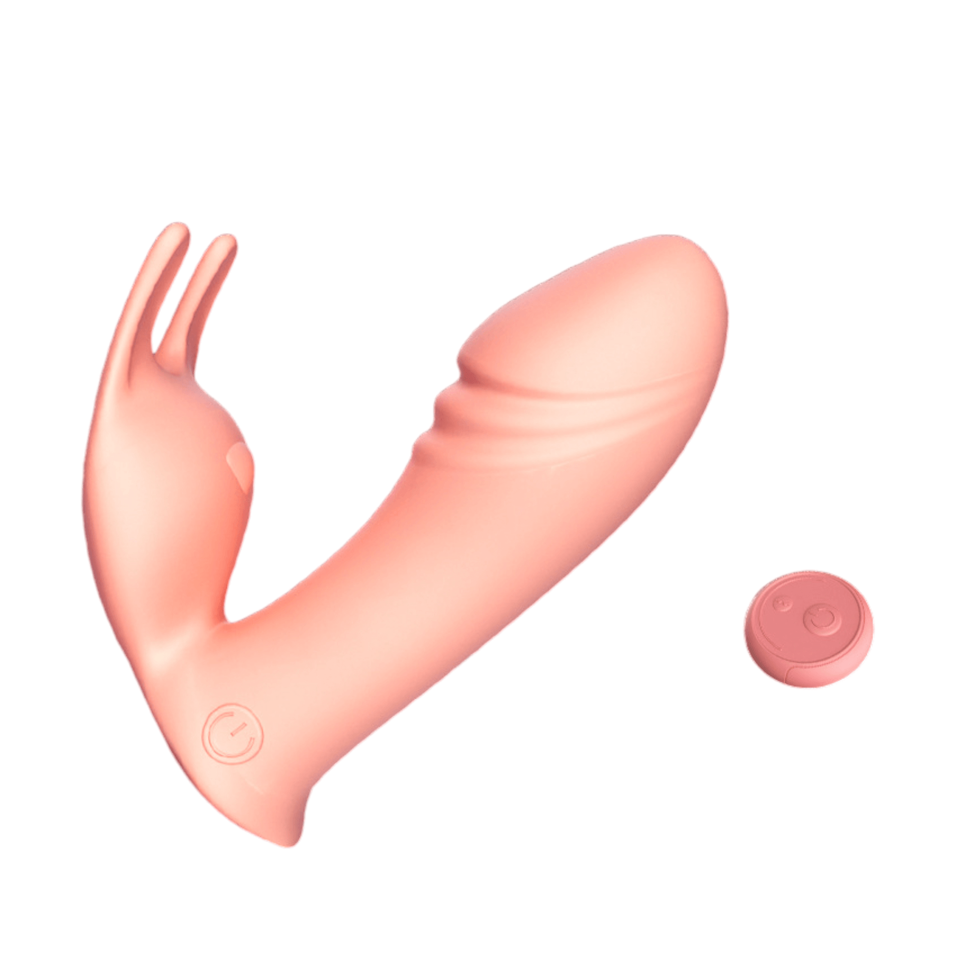 Remote Control Butterfly & Slug Dildo Panty Vibrator | Vibrator by NyoKii | Introducing the height of sophistication and pleasure with our Remote Control Butterfly Dildo Panty Vibrator - VB21. Control the butterfly's delicate movements and enjoy the ultim