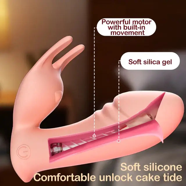 Remote Control Butterfly & Slug Dildo Panty Vibrator | Vibrator by NyoKii | Introducing the height of sophistication and pleasure with our Remote Control Butterfly Dildo Panty Vibrator - VB21. Control the butterfly's delicate movements and enjoy the ultim