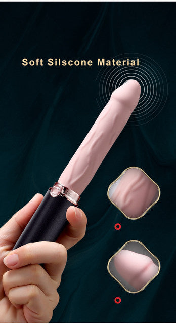 Roselex Lipstick Dildo Vibrator