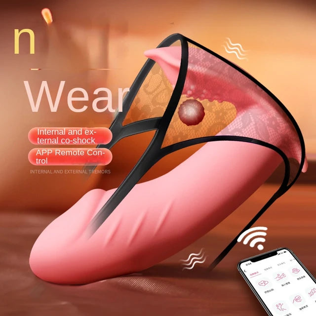 App-Controlled Dildo Panty Vibrator For LDRS