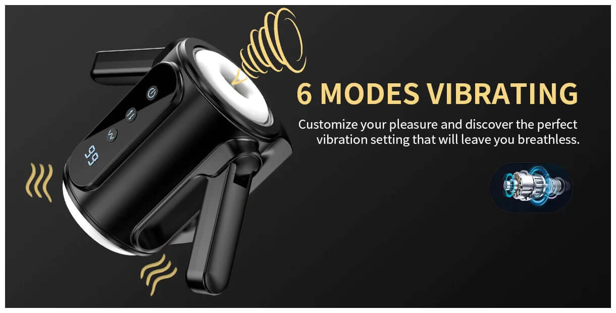 XV1 Handheld Masturbator 6 Vibrating Thrusting 3 Speeds Double Insertable | Automatic Masturbators by NyoKii Pre Order | XV1 Handheld Masturbator 6 Vibrating Thrusting 3 Speeds Double InsertableBuyging XV1 Handheld Masturbator 6 Vibrating Thrusting 3 Spee