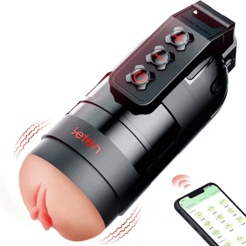 9 Thrusting 9 Vibrating Penis Training and Masturbation 2 IN 1 Adult Toy | Male Masturbators by NyoKii Pre Order | Train and pleasure yourself with our 9 Thrusting 9 Vibrating 2 IN 1 Adult Toy. Enjoy 9 different thrusting and vibrating intensities for the