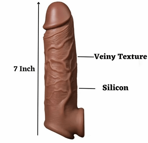 Penis Enlarger Sleeve - PS17 | Penis Sleeve by NyoKii | Discover the PS17 Penis Enlarger Sleeve at Nyokii Sex Toy Store Myanmar. Enhance your intimacy with this premium product designed for comfort and satisfaction. | Price K25000.00 | Buy from NyoKii - E