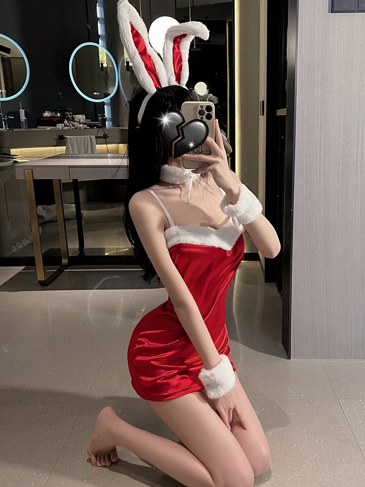 Red Bunny Girl Cosplay Outfit - SCD060RD