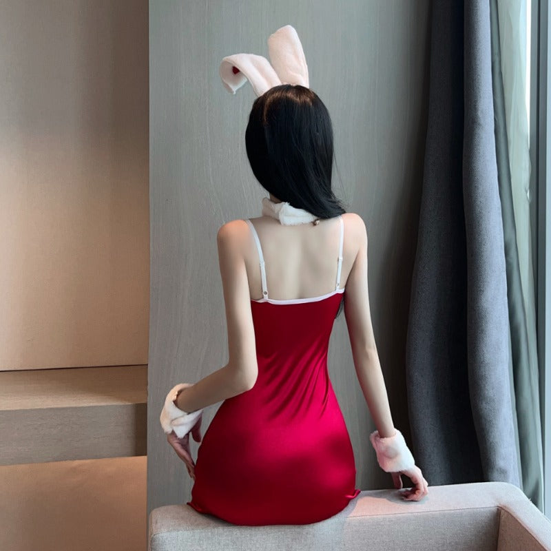 Red Bunny Girl Cosplay Outfit - SCD060RD | Sexydress by NyoKII | ယုန်သားစားချင်ရင် ဒါလေးသာ၀ယ်ပေးလိုက်ဗျာ Size - Free (90-120lb) ဘီးကုတ်+လည်ပင်းပတ်+လက်ပတ်*2 ပါပါတယ် Stockingမပါပါ (ယခုပိုစ့်သည် အင်္ကျီကိုရောင်းခြင်းဖြစ်ပါသည်။ Sex Do | Price K14500.00 | Buy