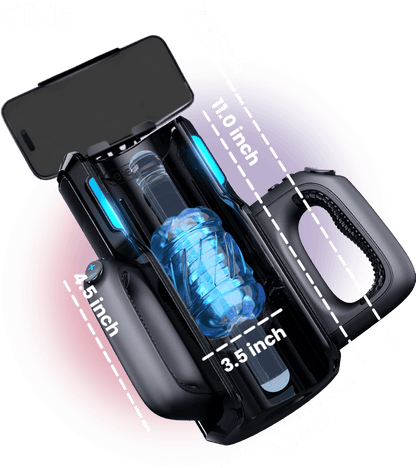 Leten Cannon King Pro High-speed Motor Thrusting Masturbator Cup with Phone Holder | Masturbator by NyoKii Pre Order | တင့်ကားပေါ်မှာ Machine Gun ကြီးကိုင်ပြီးပစ်သလိုအထာမျိုးနဲ့ ဂျောက်ဂျက်အော်တိုဆွဲပေးမယ့် ‌Leten Cannon King Pro Auto Masturbator 2023 မှာ