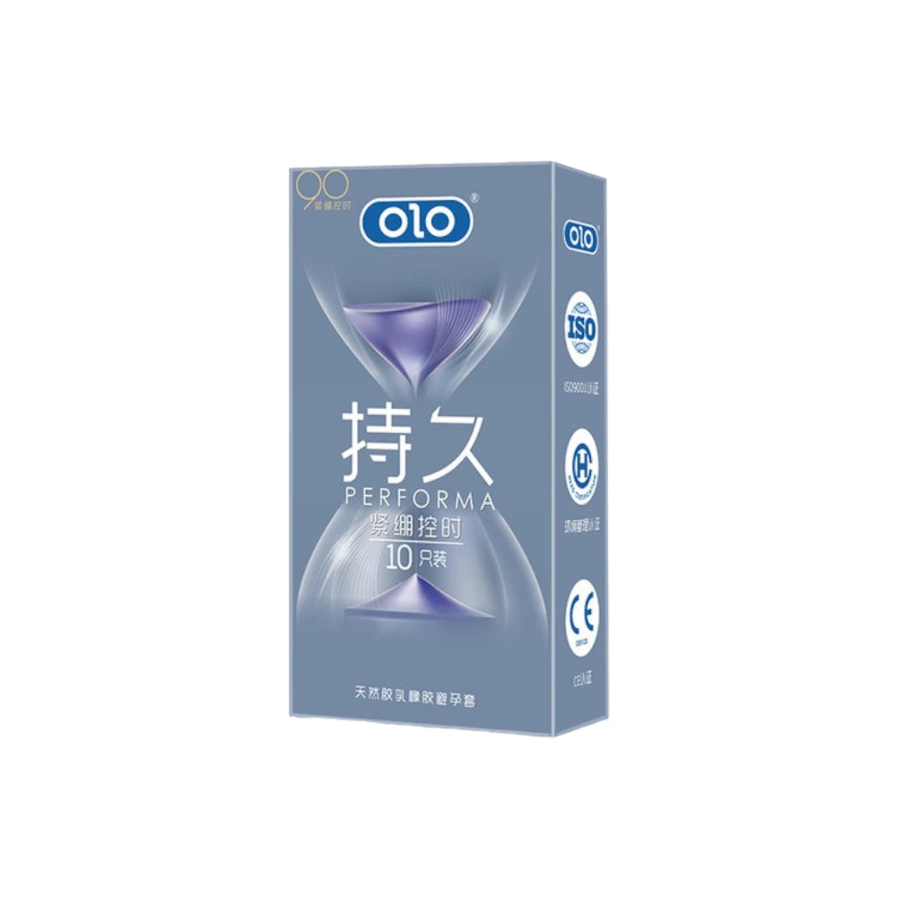 OlO Blue Time Control Condom
